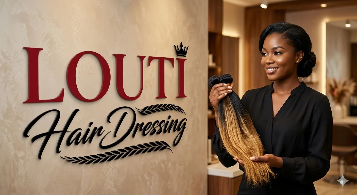 Beautiful African hair and beauty products at Louti Hair Dressing